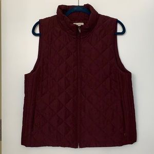 Ann Taylor Loft maroon vest